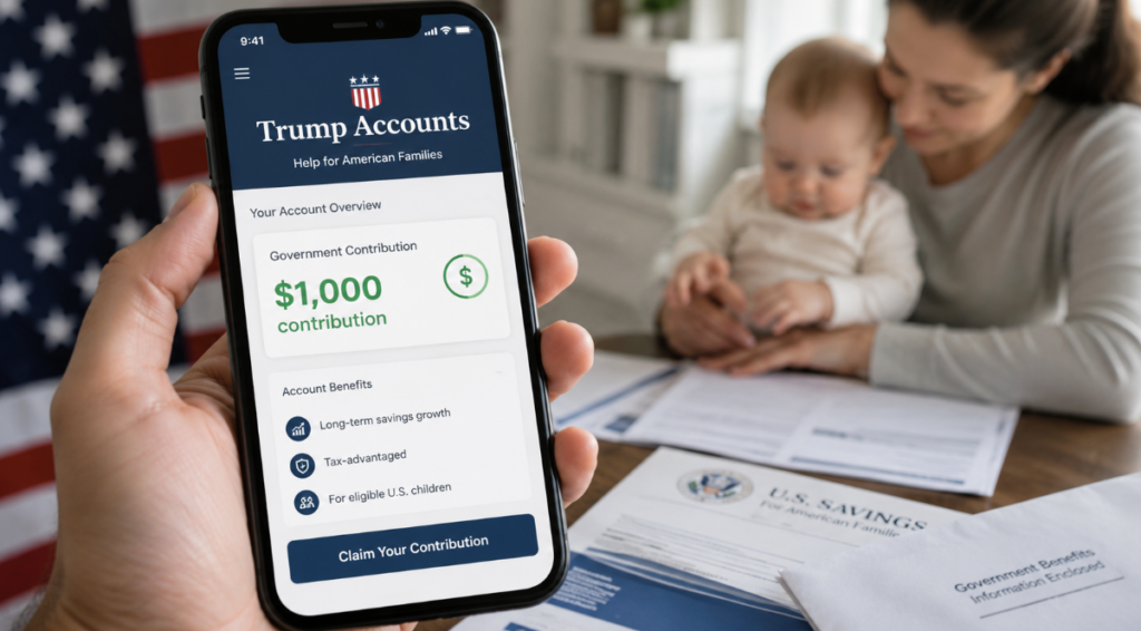 Trump Accounts App Claim the $1,000 Contribution